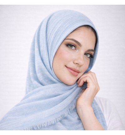 حجاب لنن ماربل خفيف