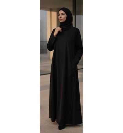 عباية كلاسيك أنيقة بتصميم عصري