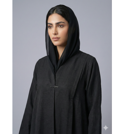 عباية سادة بقفل معدني
