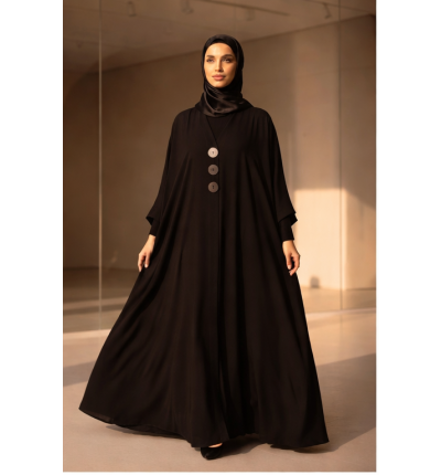 عباية أنيقة سوداء