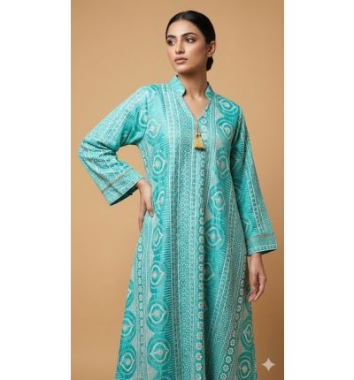 دراعة مطبوعة بنقوش تراثية | Printed Traditional Daraa