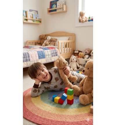 بيجاما أطفال بنقشة الدببة – Kids Teddy Bear Pajama Set