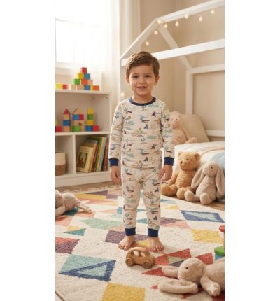 بيجاما أطفال بنقشة الصحراء – Kids Desert Theme Pajama