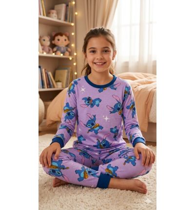 بيجاما أطفال بنقشة Stitch – Stitch Kids Pajama Set